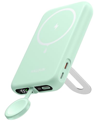 Magnetic Portable Charger for iPhone and Apple Watch