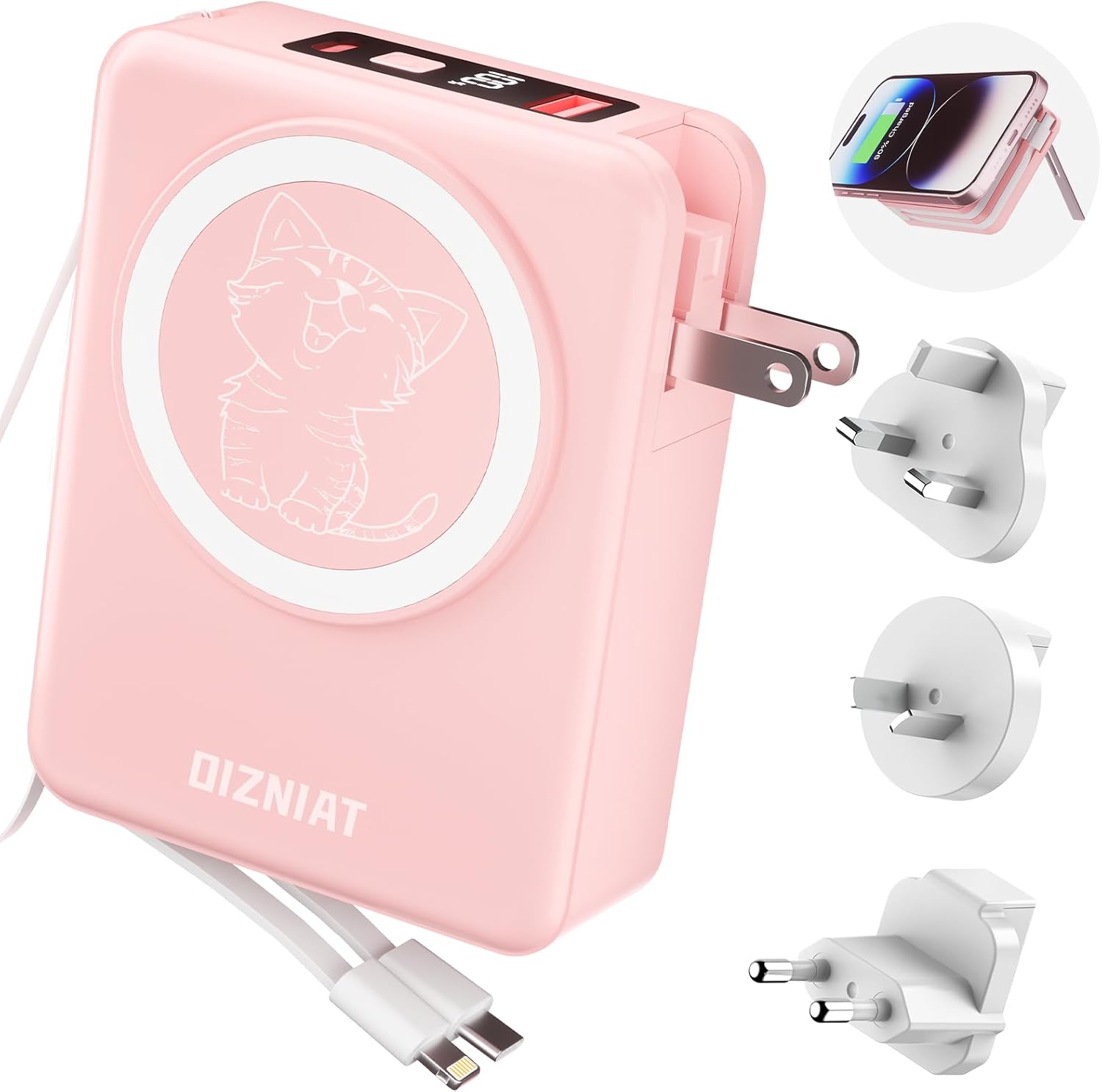 OIZNIAT 10000mAh Portable Charger