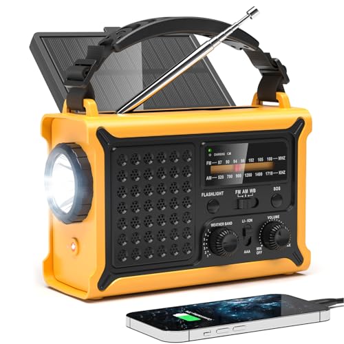 PPLEE NOAA Weather Radio (12000mAh)