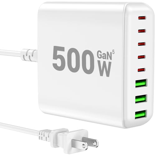 BURUDU 500W USB C Charger Block